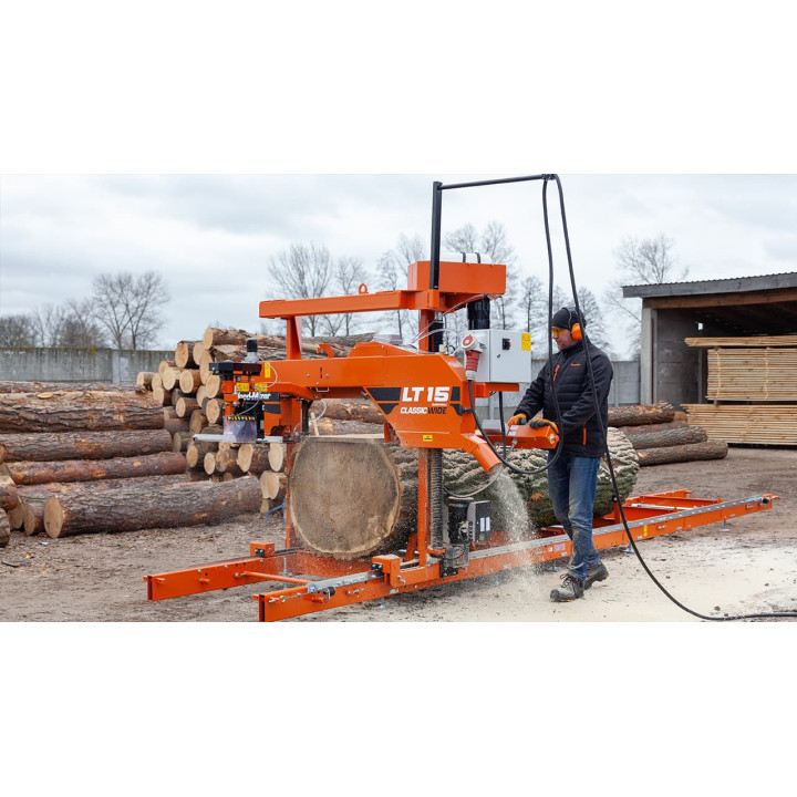 Wood-Mizer LT15 CLASSIC WIDE – Tračna žaga za velike hlode LOGTEH