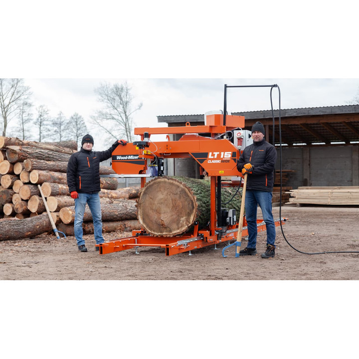 Wood-Mizer LT15 CLASSIC WIDE – Tračna žaga za velike hlode LOGTEH